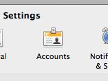 Accounts Pane 